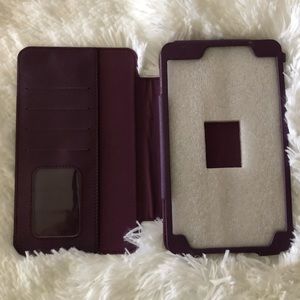 🇺🇸 NEW Purple Pad Case with Card Holder Inside
